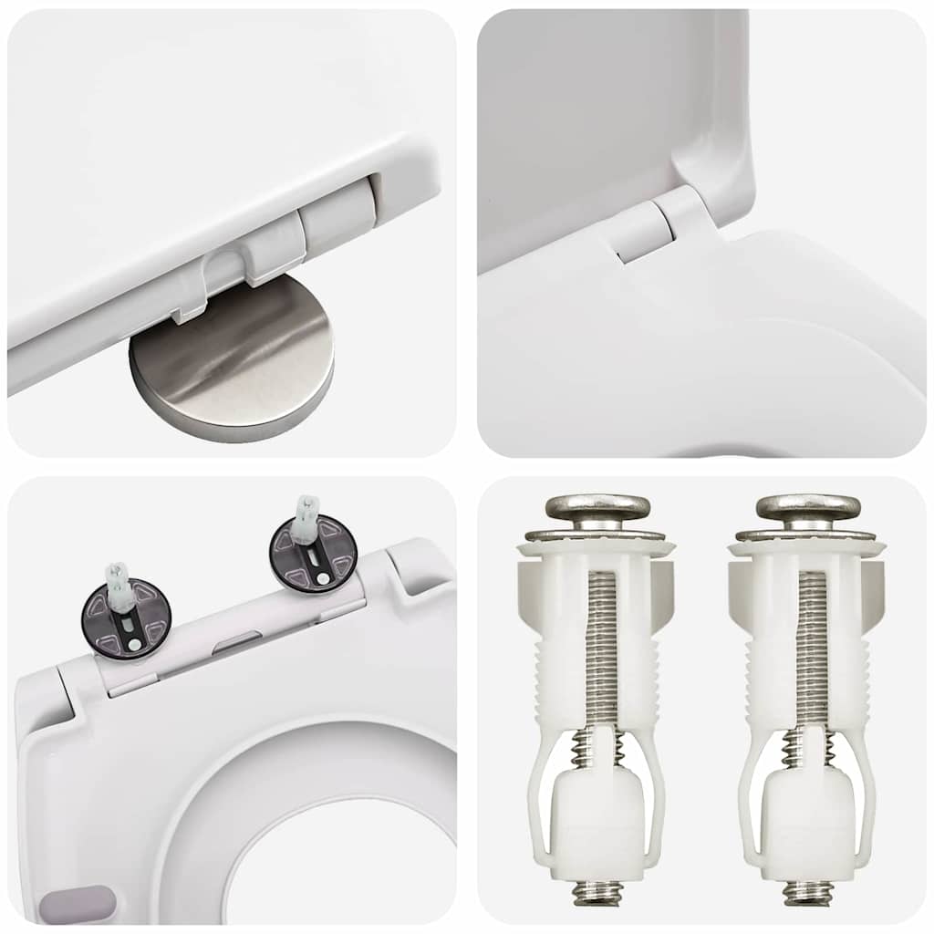 Quick Release Toilet suitable for Seat White