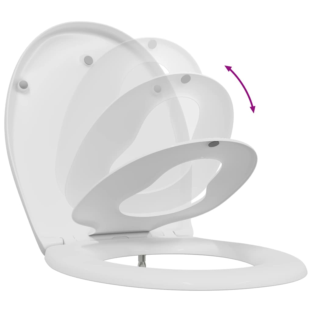 Quick Release Toilet suitable for Seat White