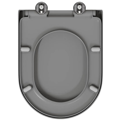Quick Release Toilet suitable for Seat Grey 46.2 x 36 x 4.3 cm