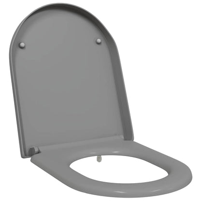 Quick Release Toilet suitable for Seat Grey 46.2 x 36 x 4.3 cm
