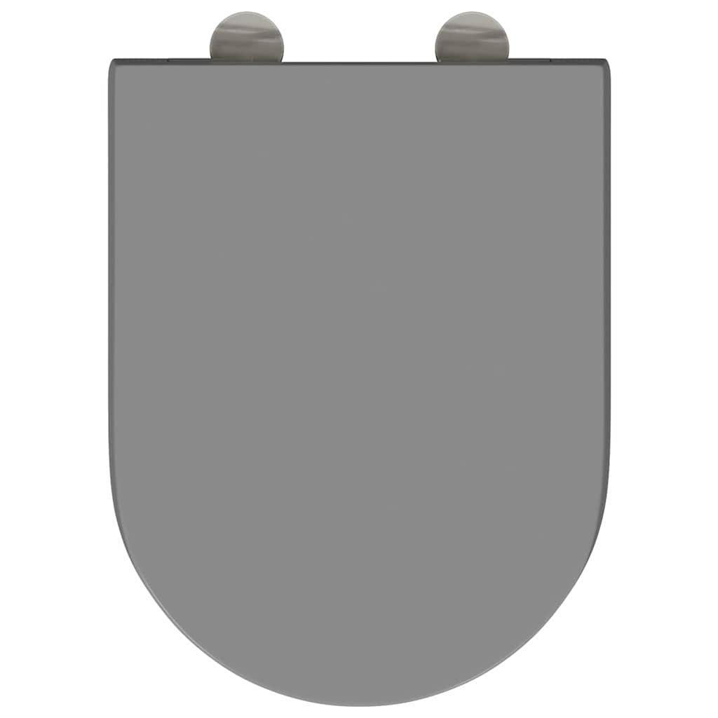Quick Release Toilet suitable for Seat Grey 46.2 x 36 x 4.3 cm