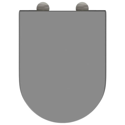 Quick Release Toilet suitable for Seat Grey 46.2 x 36 x 4.3 cm