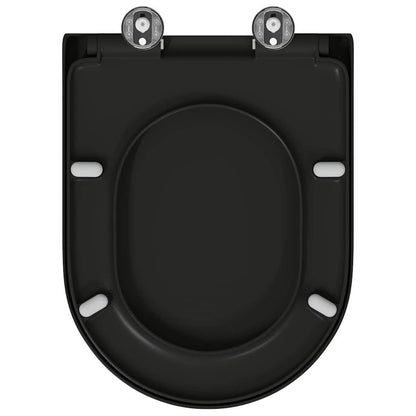 Quick Release Toilet suitable for Seat Black 46.2 x 36 x 4.3 cm
