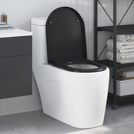 Quick Release Toilet suitable for Seat Black 46.2 x 36 x 4.3 cm