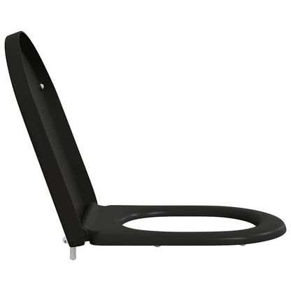 Quick Release Toilet suitable for Seat Black 46.2 x 36 x 4.3 cm
