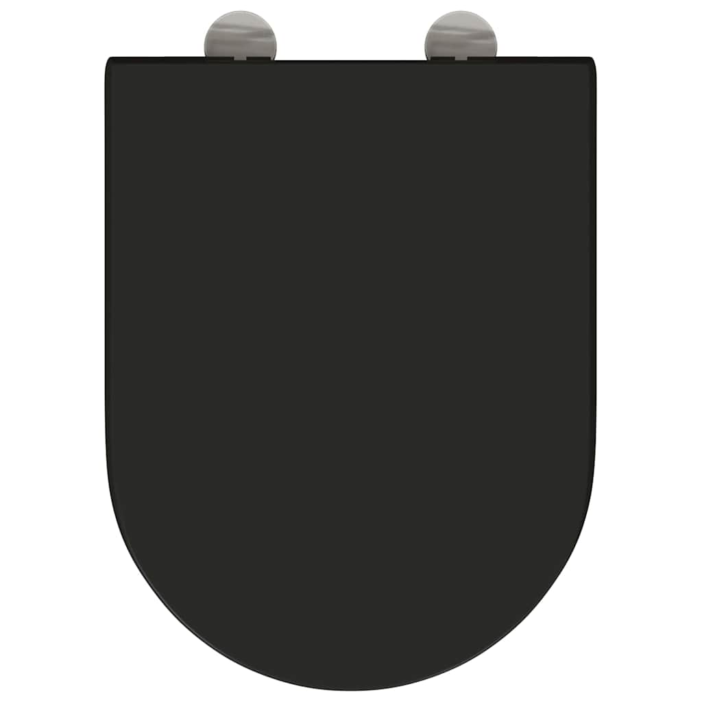 Quick Release Toilet suitable for Seat Black 46.2 x 36 x 4.3 cm