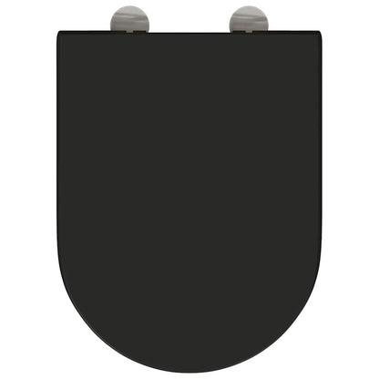 Quick Release Toilet suitable for Seat Black 46.2 x 36 x 4.3 cm