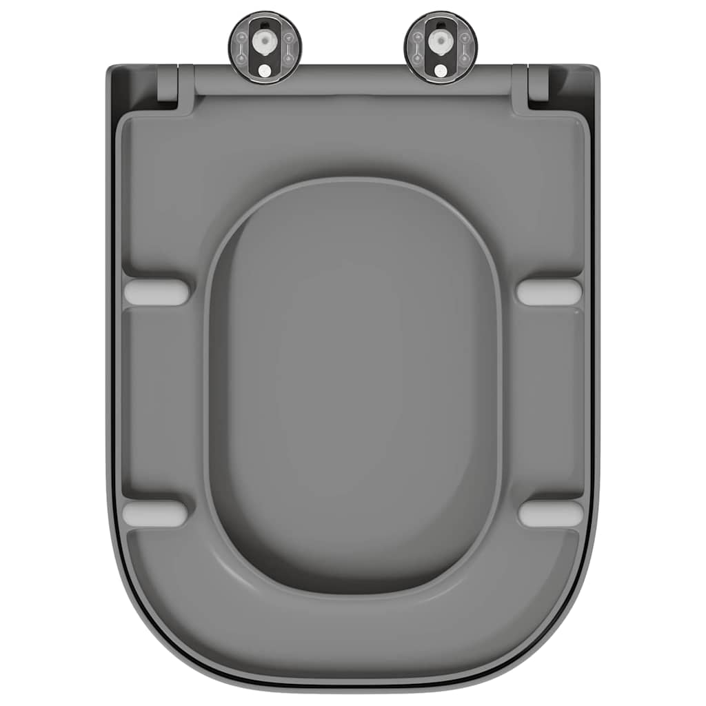 Quick Release Toilet suitable for Seat Grey 44.5 x 35 x 3.6 cm