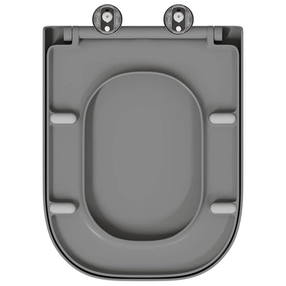 Quick Release Toilet suitable for Seat Grey 44.5 x 35 x 3.6 cm