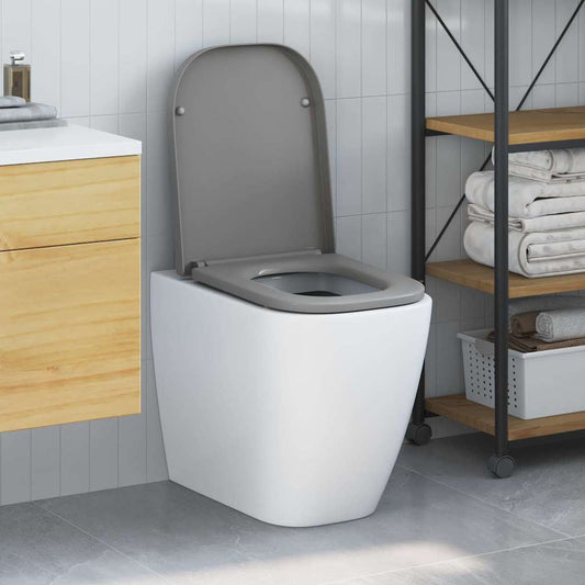 Quick Release Toilet suitable for Seat Grey 44.5 x 35 x 3.6 cm