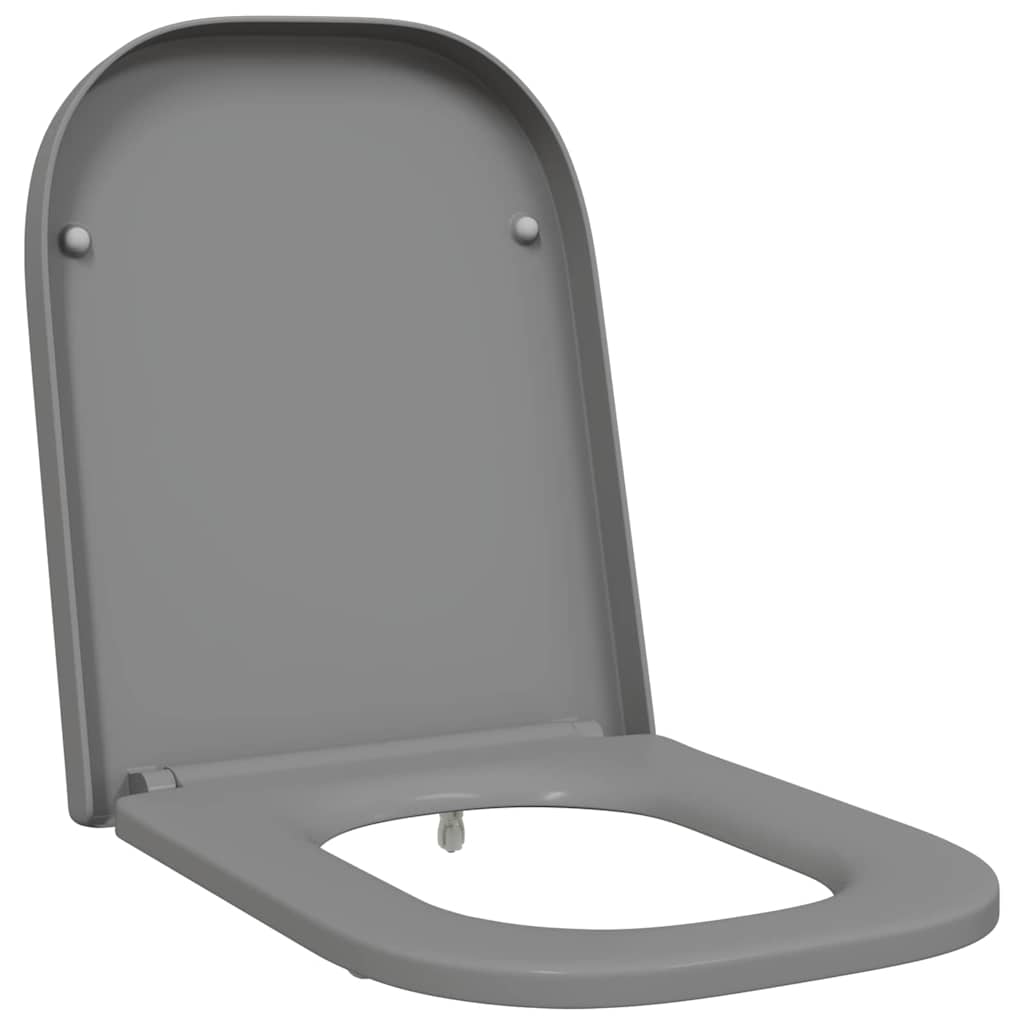 Quick Release Toilet suitable for Seat Grey 44.5 x 35 x 3.6 cm