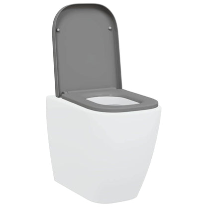 Quick Release Toilet suitable for Seat Grey 44.5 x 35 x 3.6 cm