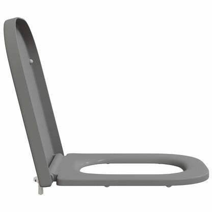 Quick Release Toilet suitable for Seat Grey 44.5 x 35 x 3.6 cm