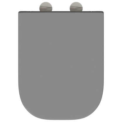 Quick Release Toilet suitable for Seat Grey 44.5 x 35 x 3.6 cm