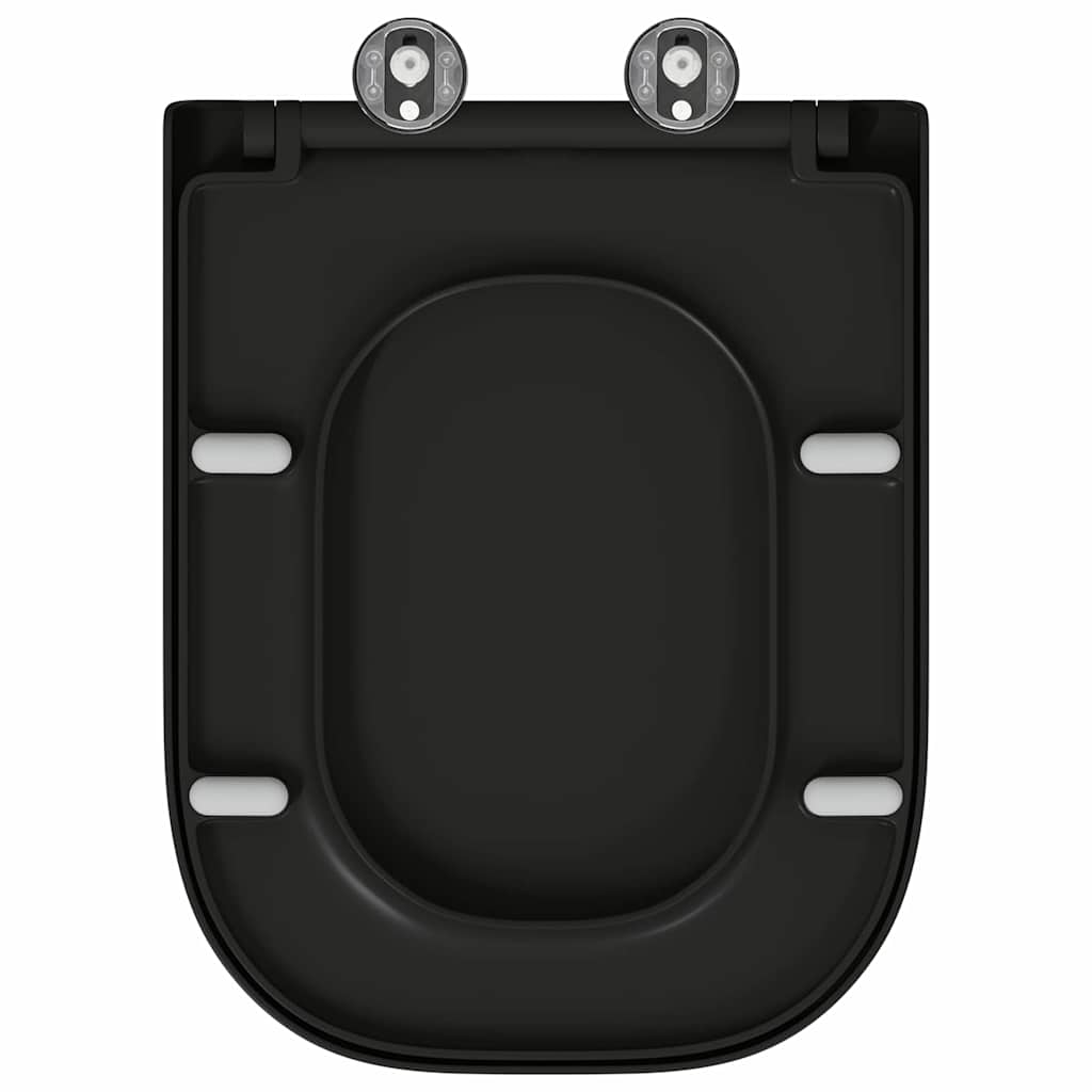 Quick Release Toilet suitable for Seat Black 44.5 x 35 x 3.6 cm