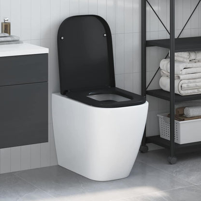 Quick Release Toilet suitable for Seat Black 44.5 x 35 x 3.6 cm