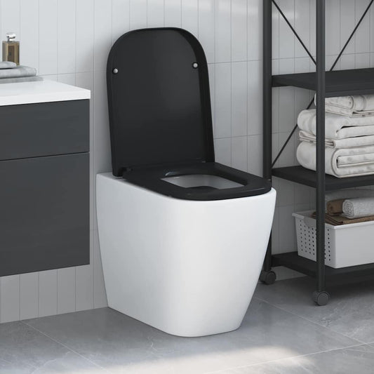 Quick Release Toilet suitable for Seat Black 44.5 x 35 x 3.6 cm