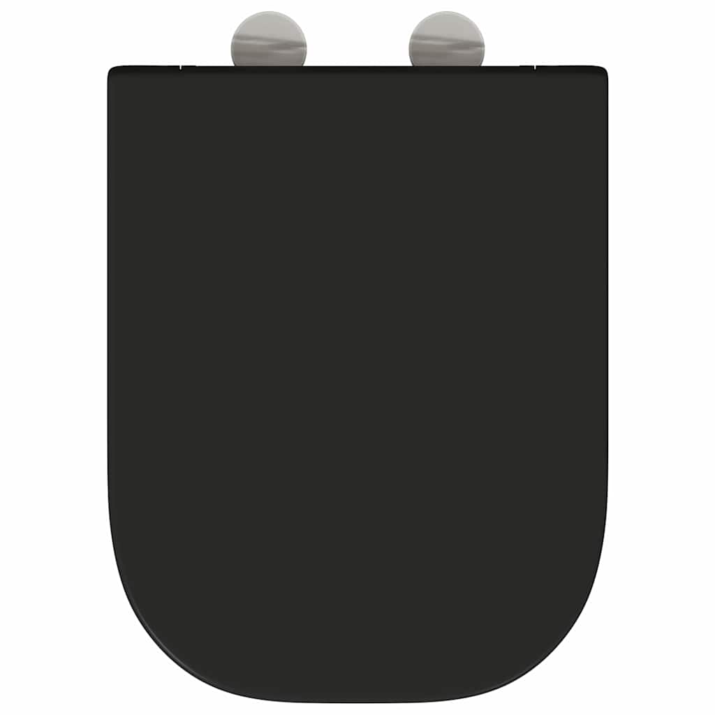 Quick Release Toilet suitable for Seat Black 44.5 x 35 x 3.6 cm