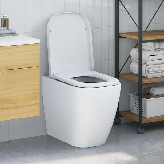 Quick Release Toilet suitable for Seat White 44.5 x 35 x 3.6 cm
