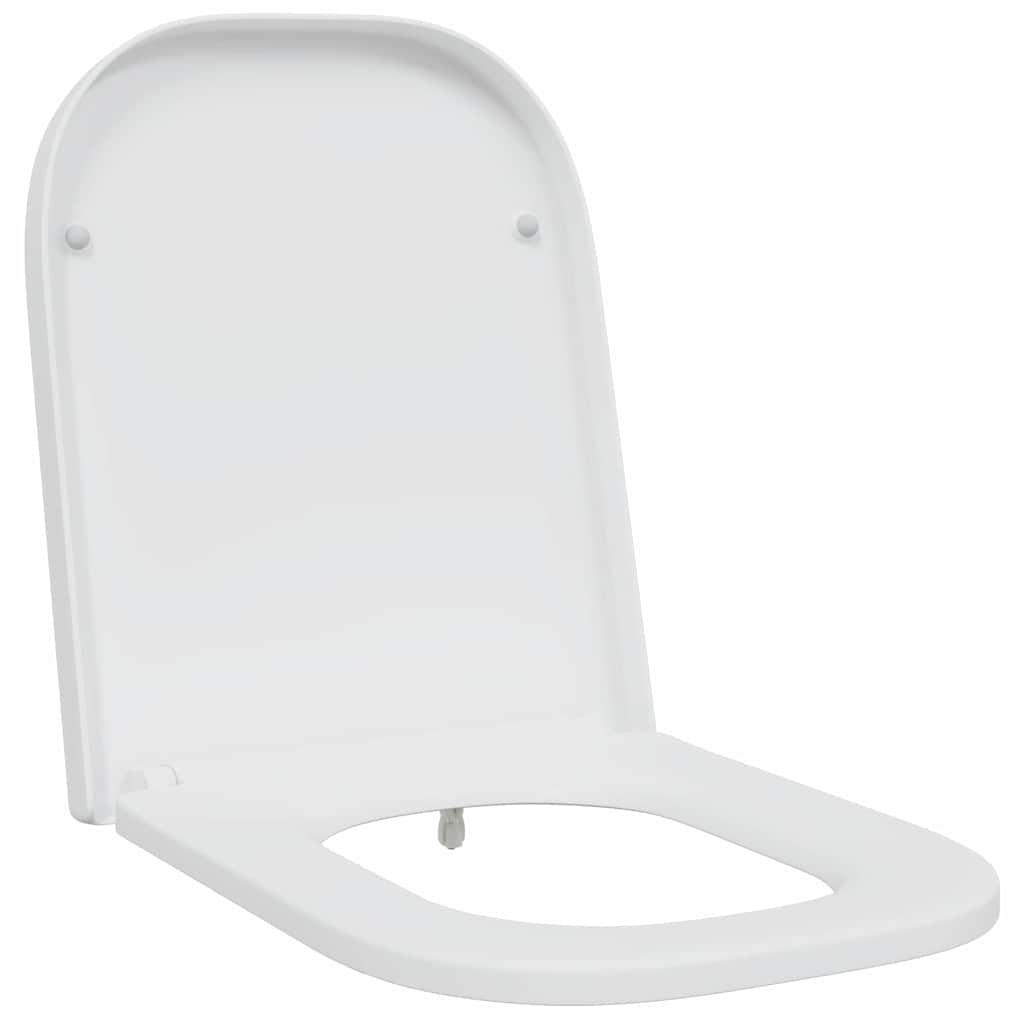Quick Release Toilet suitable for Seat White 44.5 x 35 x 3.6 cm