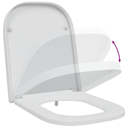 Quick Release Toilet suitable for Seat White 44.5 x 35 x 3.6 cm