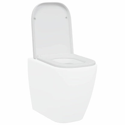 Quick Release Toilet suitable for Seat White 44.5 x 35 x 3.6 cm