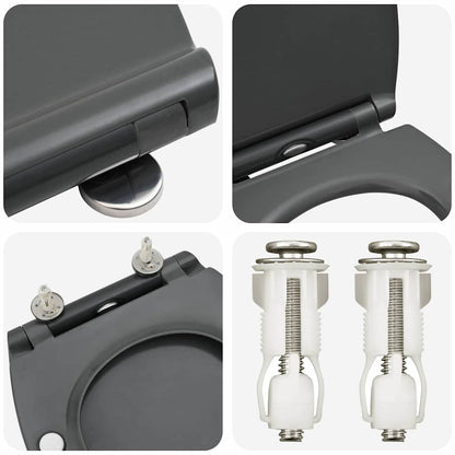 Quick Release Toilet suitable for Seat Anthracite