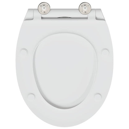 Quick Release Toilet suitable for Seat White 45.5 x 37.5 x 3.8 cm Duroplast