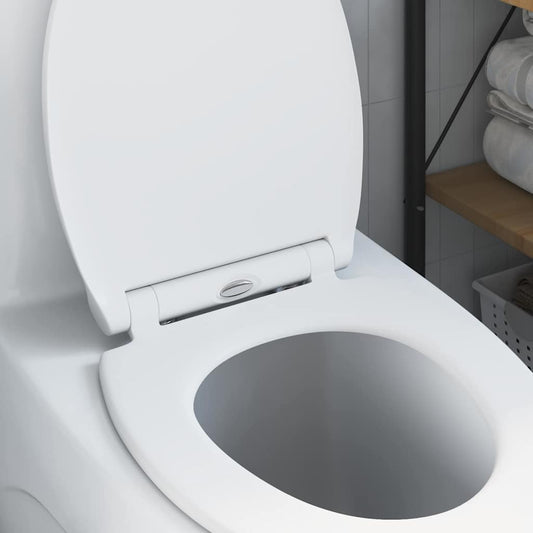 Quick Release Toilet suitable for Seat White 45.5 x 37.5 x 3.8 cm Duroplast