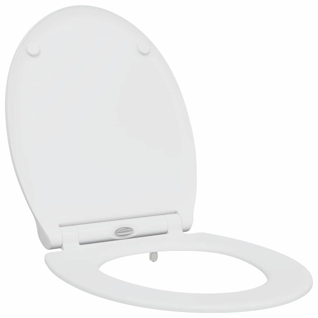 Quick Release Toilet suitable for Seat White 45.5 x 37.5 x 3.8 cm Duroplast