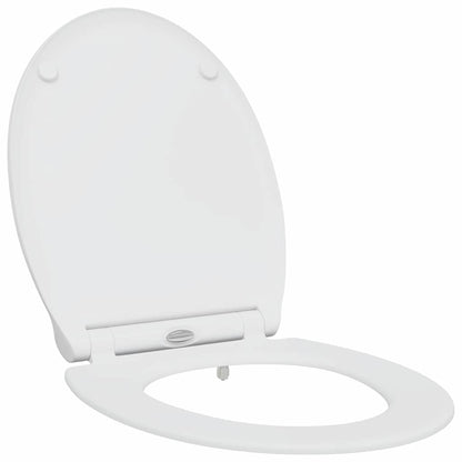 Quick Release Toilet suitable for Seat White 45.5 x 37.5 x 3.8 cm Duroplast
