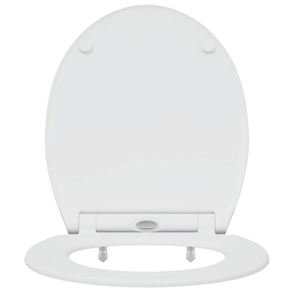 Quick Release Toilet suitable for Seat White 45.5 x 37.5 x 3.8 cm Duroplast