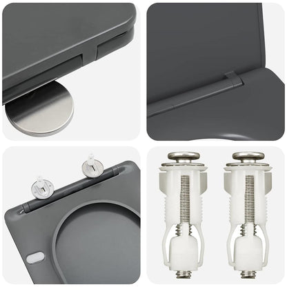 Quick Release Toilet suitable for Seat Anthracite