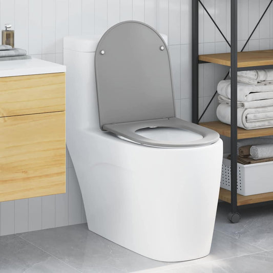 Quick Release Toilet suitable for Seat Grey 44 x 36.4 x 3.4 cm