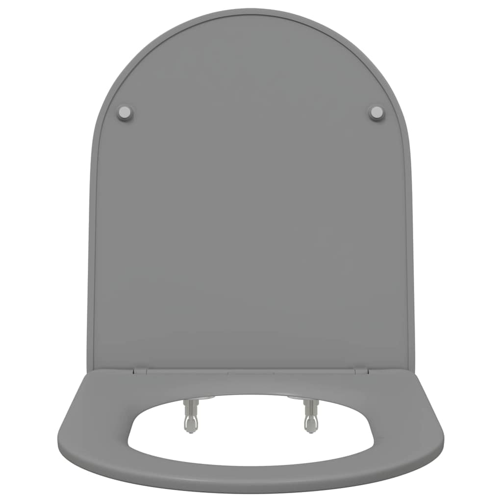 Quick Release Toilet suitable for Seat Grey 44 x 36.4 x 3.4 cm