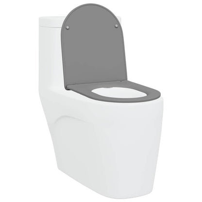 Quick Release Toilet suitable for Seat Grey 44 x 36.4 x 3.4 cm