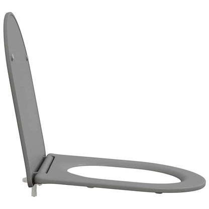 Quick Release Toilet suitable for Seat Grey 44 x 36.4 x 3.4 cm