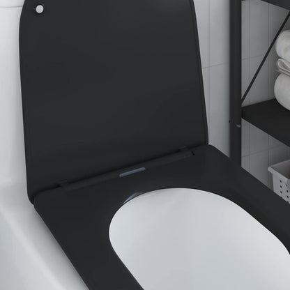 Quick Release Toilet suitable for Seat Black 44 x 36.4 x 3.4 cm