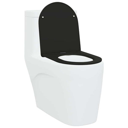Quick Release Toilet suitable for Seat Black 44 x 36.4 x 3.4 cm