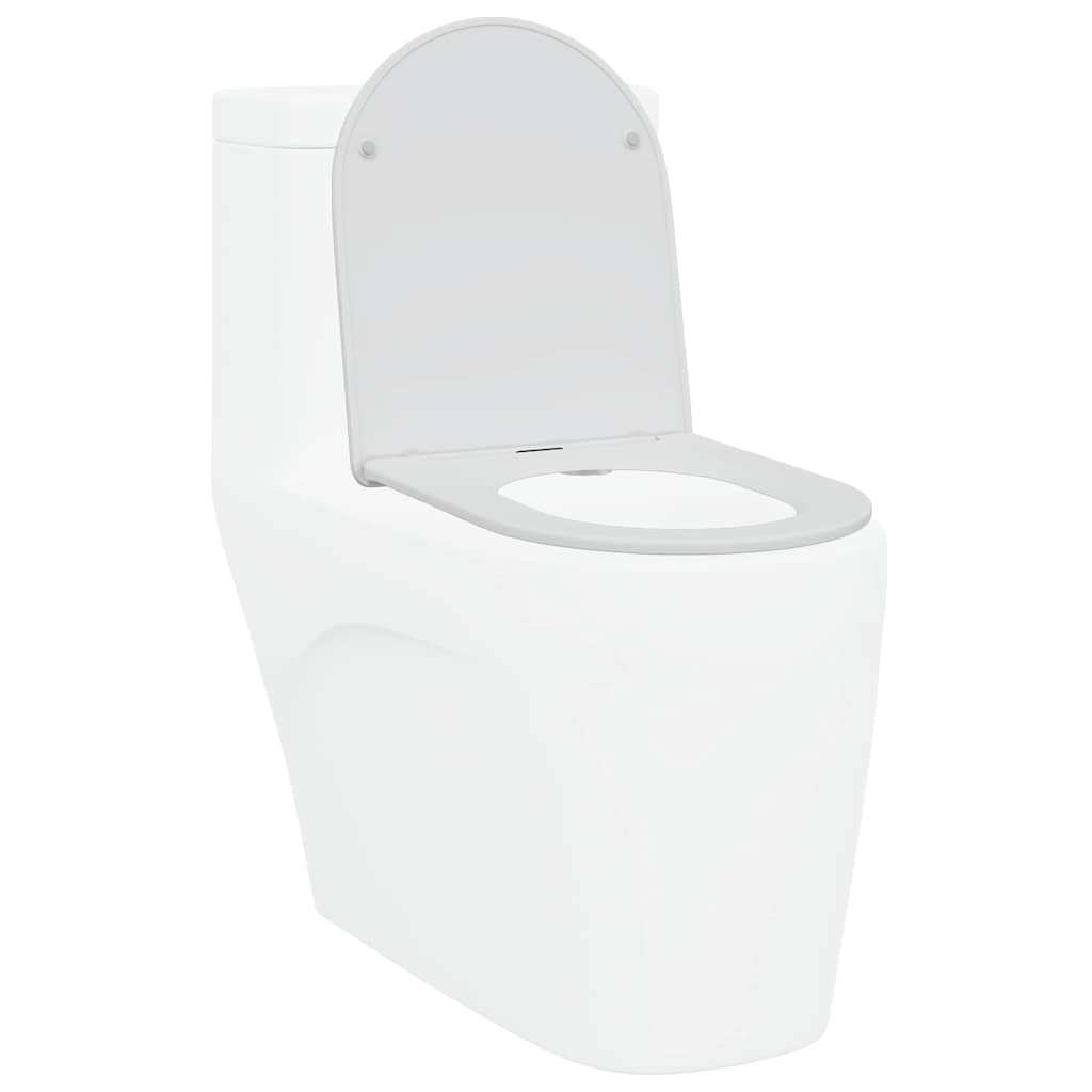 Quick Release Toilet suitable for Seat White 44 x 36.4 x 3.4 cm