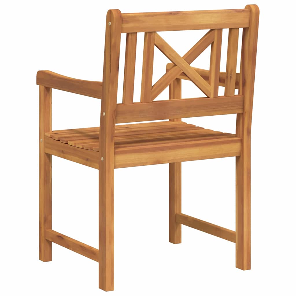 Garden Chair 4 pcs Brown 56 x 56 x 90cm Solid Acacia wood