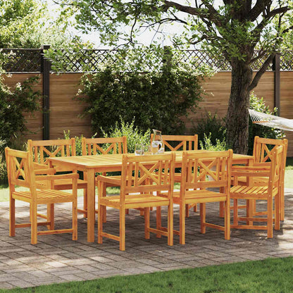 Garden Chair 8 pcs Brown 56 x 56 x 90cm Solid Acacia wood