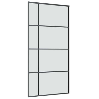 Sliding Door with Hardware Set 102,5x205 cm ESG Glass&Aluminium
