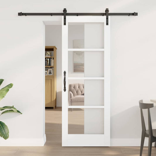 Sliding Door ORKDAL White 73.5 x 198.5 cm Solid Pine wood