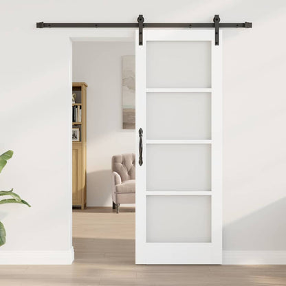 Sliding Door ORKDAL White 73.5 x 198.5 cm Solid Pine wood
