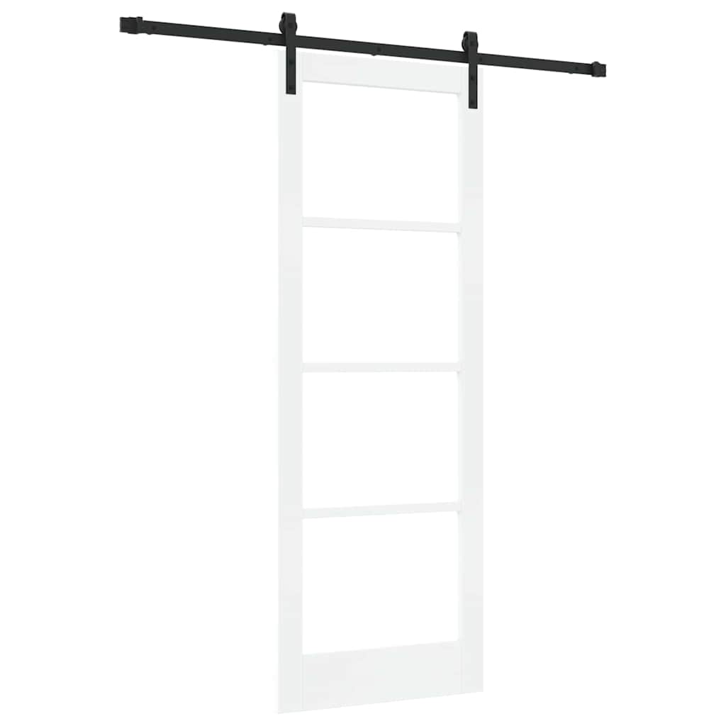 Sliding Door ORKDAL White 78 x 211 cm Solid Pine wood