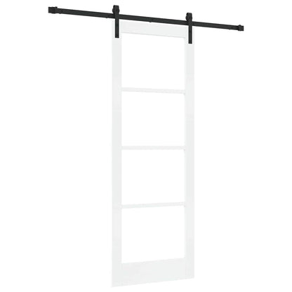 Sliding Door ORKDAL White 78 x 211 cm Solid Pine wood