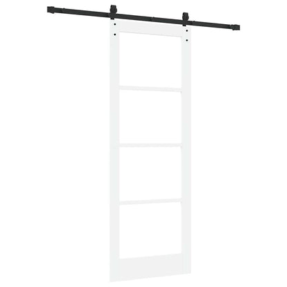 Sliding Door ORKDAL White 78 x 211 cm Solid Pine wood