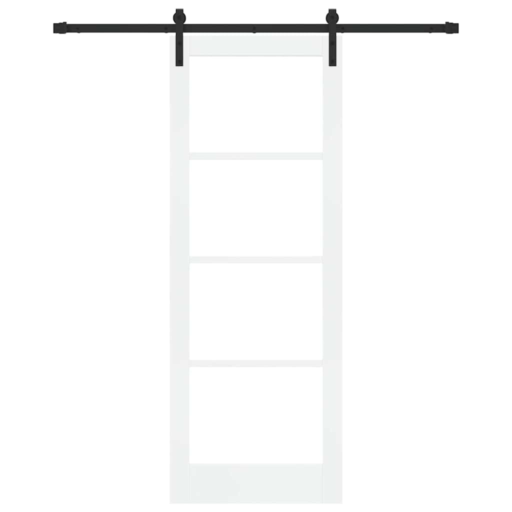 Sliding Door ORKDAL White 78 x 211 cm Solid Pine wood