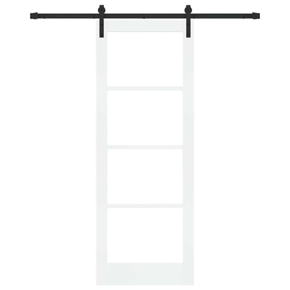 Sliding Door ORKDAL White 78 x 211 cm Solid Pine wood